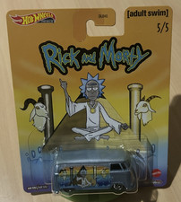 Hot Wheels Premium Pop Culture Rick and Morty 5/5  Volkswagen T1 Panel Bus New