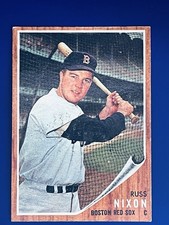 1962 Topps - #523 -Russ Nixon Red Sox High Number - Excellent  Fliprelic Sports