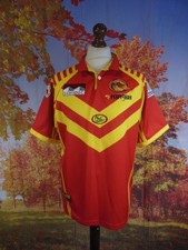 Catalan Dragons Trikot 2007. ISC Rot Gold Les Catalans UK Herren Größe Small
