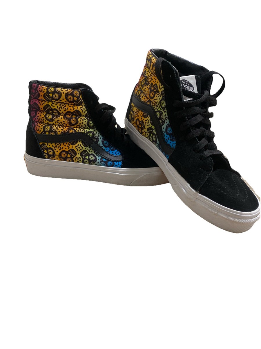【Vans】Dia De Muertos Sk8-Hi Shoe スニーカー Vans Dia De Los Muertos Sk8-Hi Skate Shoe - Black | Journeys
