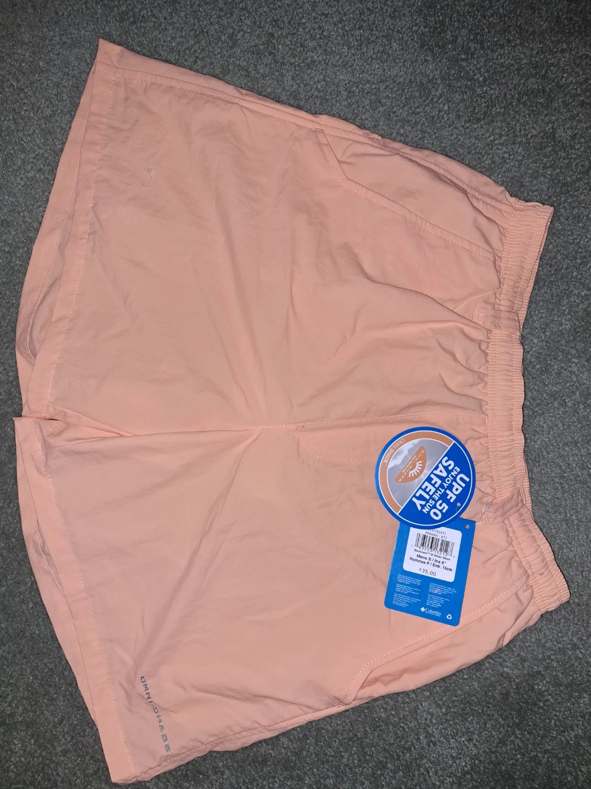 New Men's Columbia Sportswear PFG Baitcast Water Shorts Small