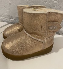 UGG Keelan Rose Gold Baby Boots Size 2/3 Clean