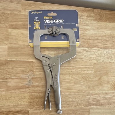 IRWIN VISE-GRIP 11SP Locking C-Clamp 11 in Metal Silver 1 Piece MPN 11SP