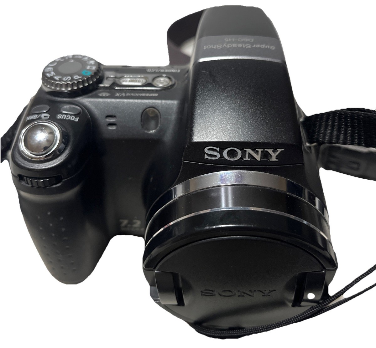 Sony Cyber-shot DSC-H5 7.2MP Digital Camera - Silver for sale