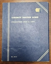 1863-1891 Liberty Seated Dime Album Brand New Whitman #9012