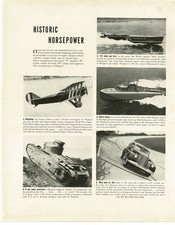 1940 Packard Engines Power Pt Boats Wwi La Pere Airplane Army Tank Vintage Ad