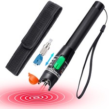 Visual Fault Locator 30KM - VFL Fiber Optic Tester Kit with Universal 2.5mm C...