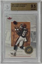 2001 Fleer Authority Chad Johnson #114/1350 (RC) BGS 9.5!