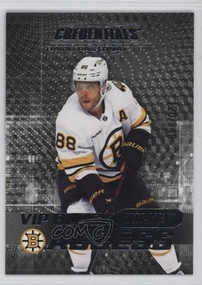 2025 Credentials VIP Black Ticket Access Achievements 120/349 David Pastrnak 6o2