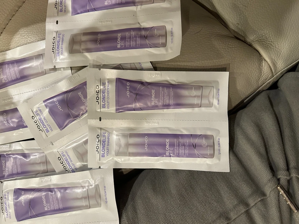 joico blonde life shampoo and conditioner packets. 7 duos. travel sz - Image 2 of 4