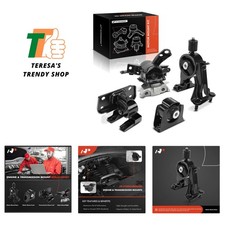 4PCS Engine Motor Mount and Transmission Mount Kit Compatible with Scion xB 2...