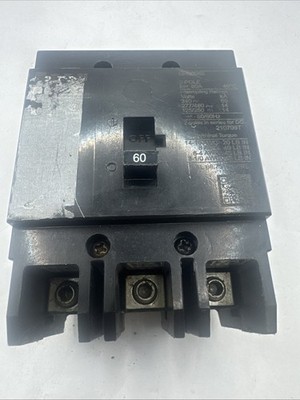 Eaton GHB3060 60A 3-Pole 480Y/277V Circuit Breaker Bolt-On Used