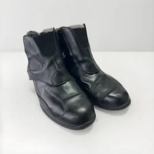 Tourmaster Response SC Road Boots Men’s 10 Black Leather Motorcycle Waterproof