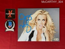 Jenny McCarthy autographed signed 8x10 photo model shot sexy Playboy Beckett