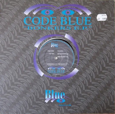 Code Blue Bonkers E.P. Vinyl Single 12inch Blue Records
