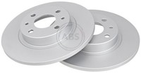 2X Bremsscheibe Vorne ABS 15858 FÜR Alfa Romeo FÜR Fiat Lancia Scheibenbremse