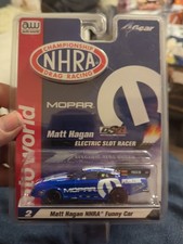 Auto World 4 Gear Matt Hagan NHRA Funny Car Mopar 1/64 HO Scale Slot Car