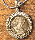 UNITED STATES OF America 999% Pure Silver Eagle Pendant Millennium Eagle 2000