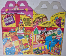 1994 McDonald's Happy Meal Box-Happy Birthday Happy Meal Box A