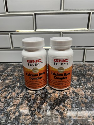 X2 GNC Calcium Bone Complex 60 Tablets Each Exp 3/25