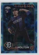 2024 Topps Chrome Update Aqua & Blue Lava Lamp Refractor /175 Tyler Holton 0fo5