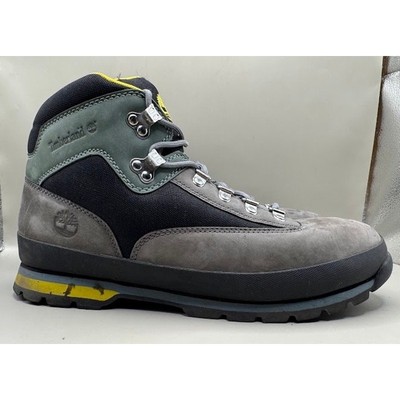 Timberland Euro Hiker Men s Mid Boots A2A38 Grey Black Nubuck   Size 11.5