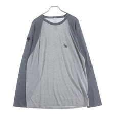 Chrome Hearts Y NOT Cross Patch Raglan T-Shirt, Gray Charm P0081175