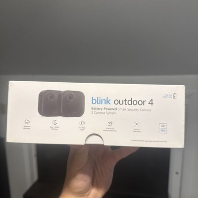 Blink Outdoor 4 (4th Gen) 2-Camera System - Wire-Free Smart Security Cameras wit