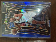 2024-25 Panini Select blue cracked ice Yves Missi Mez Level 