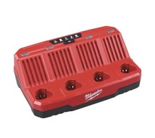 Milwaukee M12 C4 4 Bay Charger 4932430555
