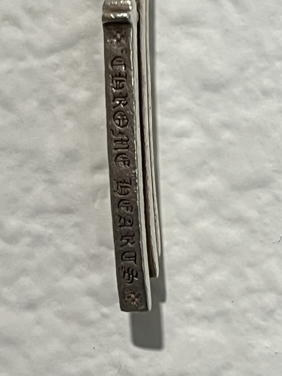 Chrome Hearts RS3 Triple Cross Pendant Silver Necklace | eBay