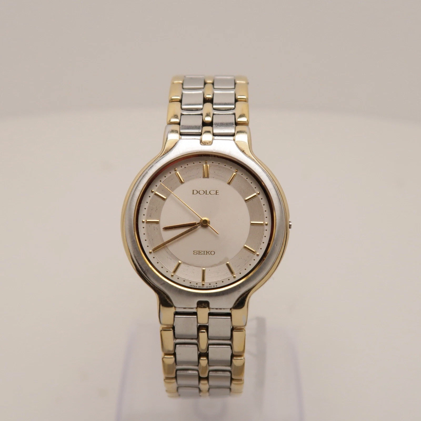 SEIKO Dolce 8N41-6100 Dress Analog Quartz Men Vintage Watch W357 *WORKING