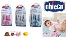 Chicco baby manicure Set Scissors Nail Filer Clippers 0+ Months Newborn Safe Kit