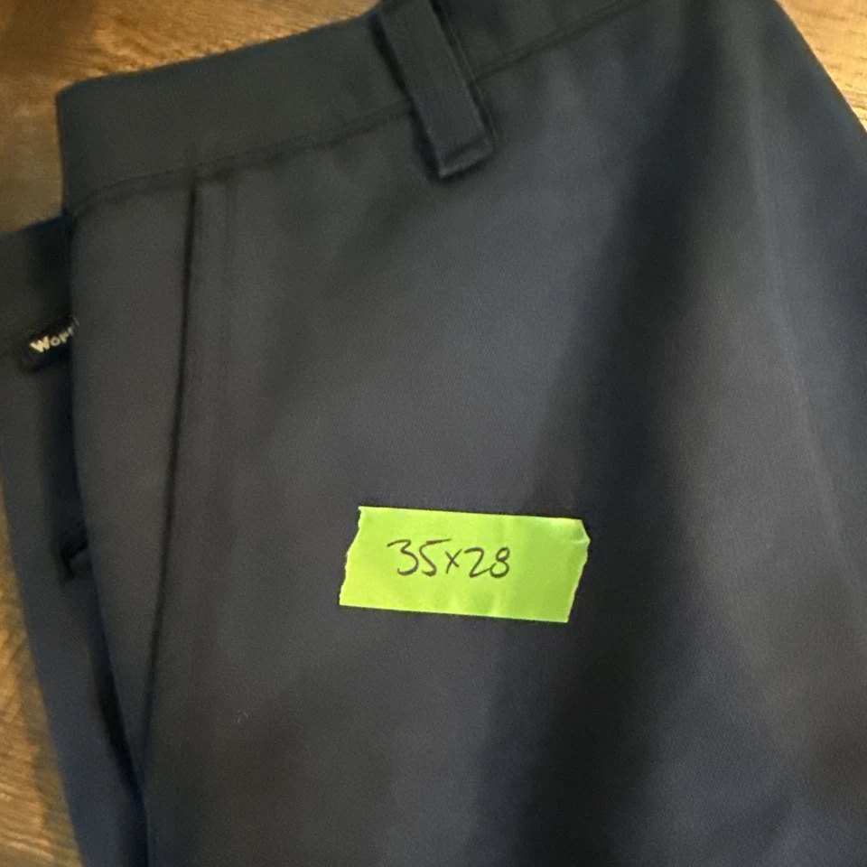 3 Pairs Work rite Nomex Firefighter Pants Navy Blue 35x28 - Image 3 of 4