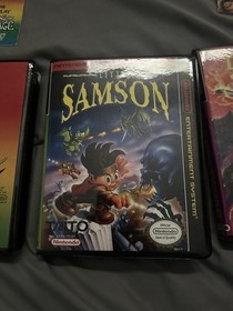 4 NES Plastic cases & Legend Of Kage & Demon Sword Manuals