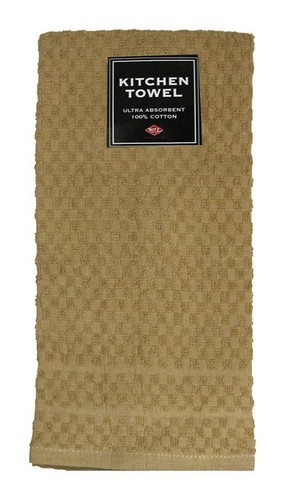 Ritz 17578 Cotton Biscotti Highly Absorbent Kitchen Towel 15x25 in. (Pack of 6)