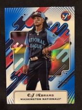 2025 Topps Pristine - C.J. Abrams #259 Blue Refractor /75