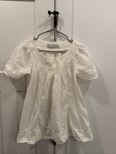 Zara Basic Short Sleeve Shirt Women  s Size S 100 Cotton