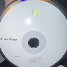 Apple iPod  iTunes Software CD with Manual, Apple Stickers, MPN 2Z691-5617-A