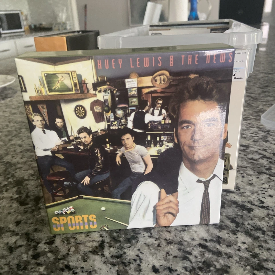 HUEY LEWIS AND THE NEWS JAPAN 4 MINI LP CD PROMO BOX SET TOCP 70588~91 OBI New - Image 3 of 4