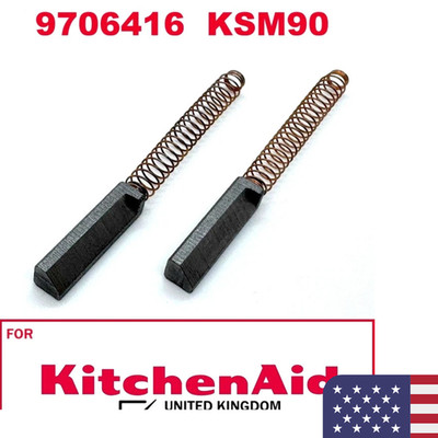 2X Carbon Brushes For KitchenAid Motor Stand Mixer 9706416 KSM90 Artisan