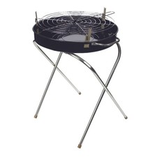 Marsh Allen 717HH Black Steel Charcoal Folding Stand-Up Grill 18 D x 22 H in.