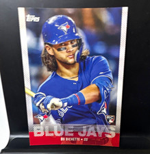 Topps 2020 Topps Utz Bo Bichette Rookie RC Card #UTZ70 Toronto Blue Jays. rookie card picture