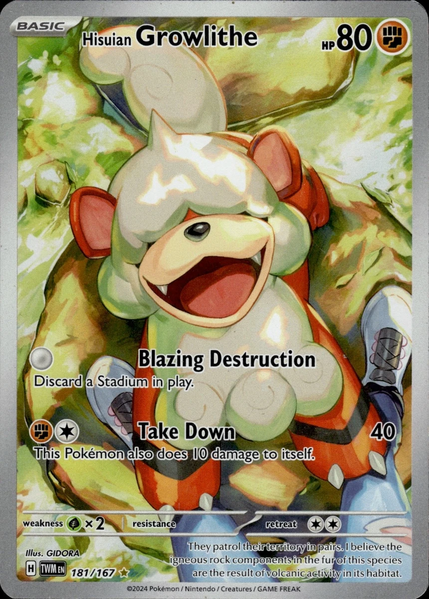 Hisuian Growlithe Pokémon TCG Cards for sale | eBay