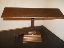 Antique industrial Roll Top desk Lamp, Banker Lamp, library desk (1120-28)