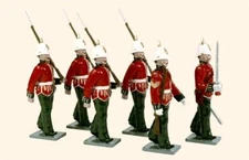 COJF-3226B - Royal Scots 1895 (Set 85) 6 Figures - Tradition - 54mm Metal