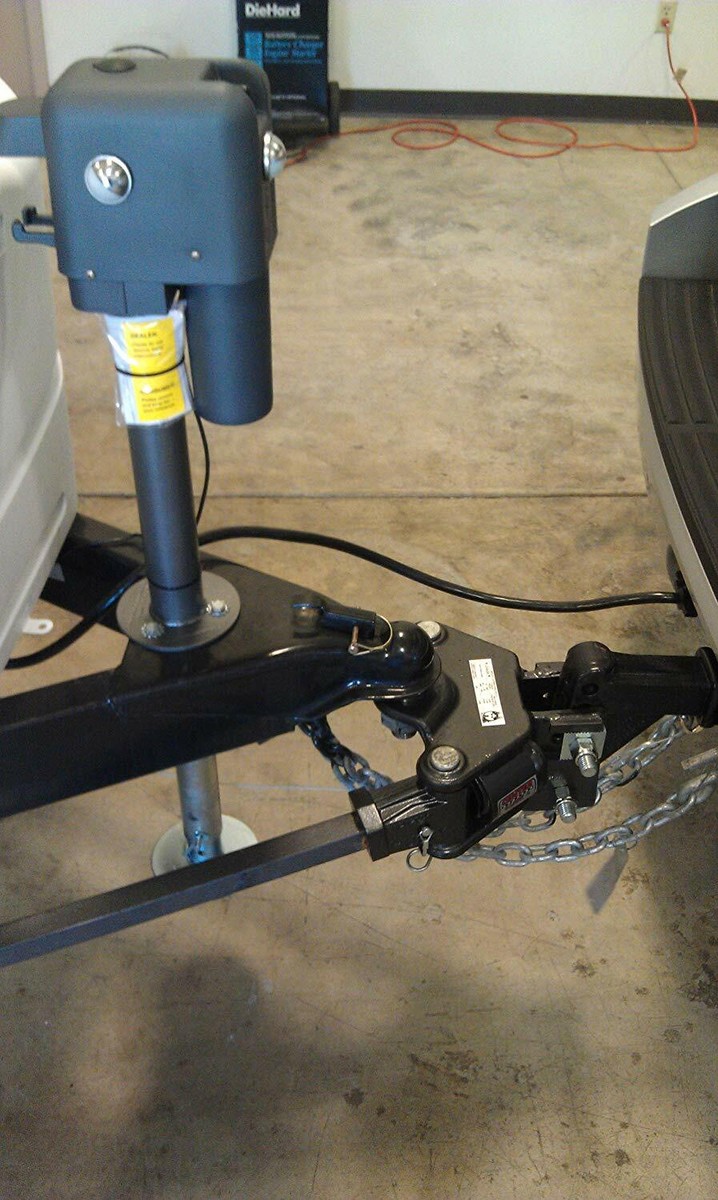 87247 Husky Towing Electric Brute Trailer Tongue Jack W/ 18