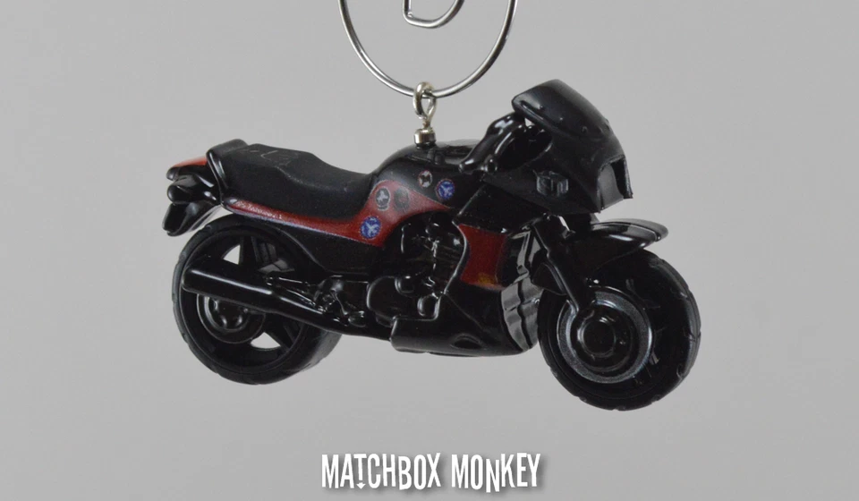 Top Gun Maverick's Kawasaki Ninja GPZ 900R Motorcycle Christmas Ornament 1/64 - Image 3 of 4