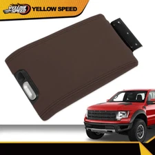 Fit For 2009-2014 Ford F-150 F150 Center Console Arm Rest Lid Cover Brown