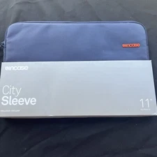 Incase City Sleeve 11in. Navy Blue, New Sealed Package
